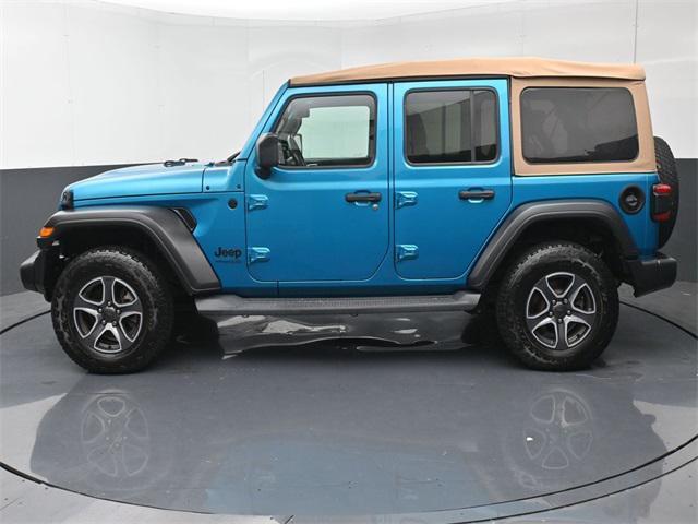 used 2020 Jeep Wrangler Unlimited car, priced at $28,300