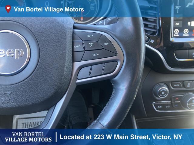 used 2019 Jeep Cherokee car, priced at $19,500