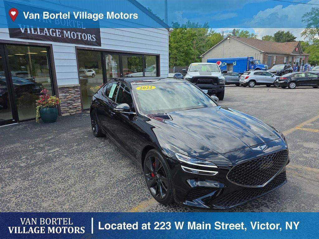 used 2022 Genesis G70 car, priced at $30,200