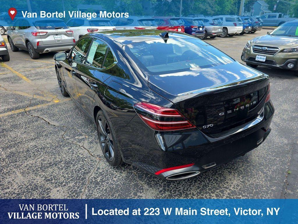 used 2022 Genesis G70 car, priced at $30,200