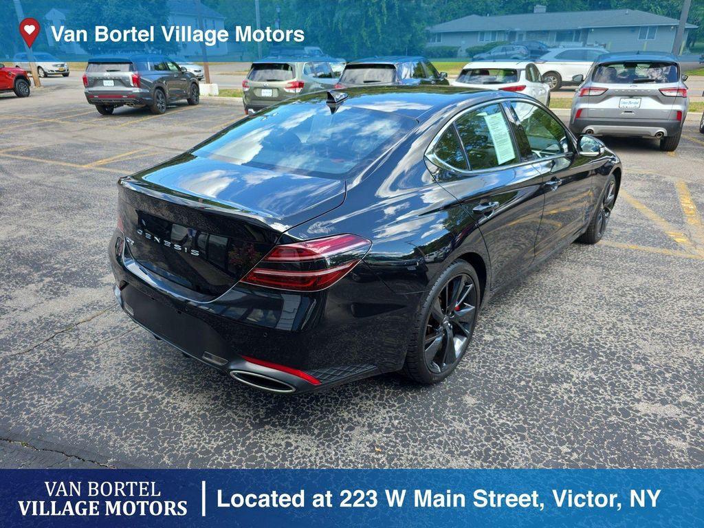 used 2022 Genesis G70 car, priced at $30,200