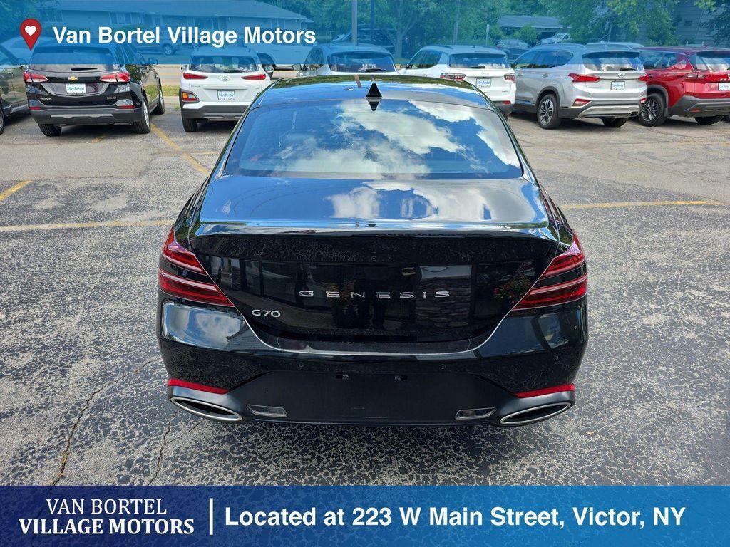 used 2022 Genesis G70 car, priced at $30,200