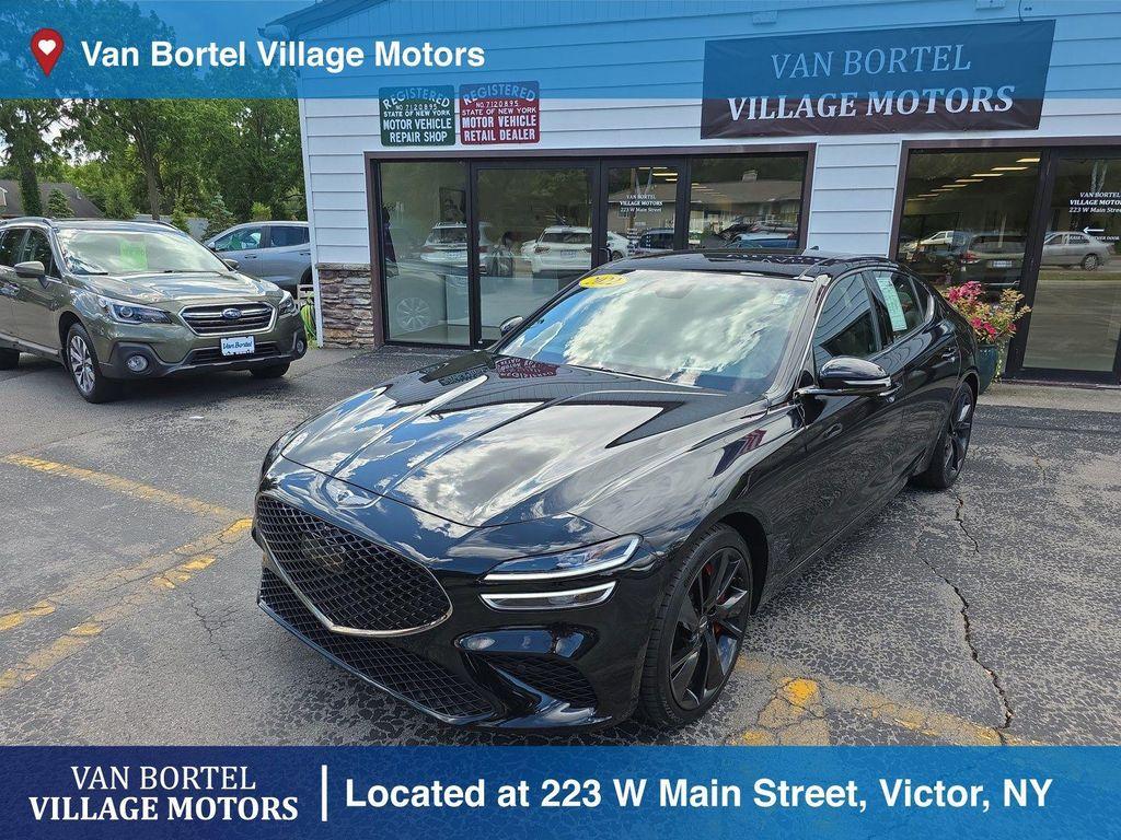 used 2022 Genesis G70 car, priced at $30,200