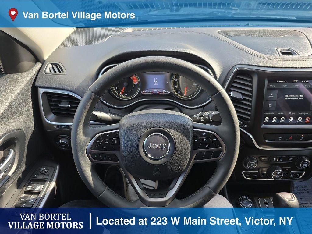 used 2021 Jeep Cherokee car, priced at $22,900