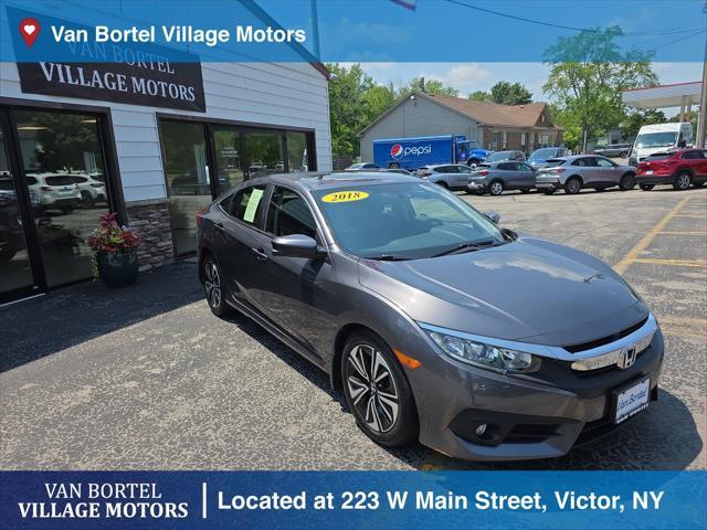 used 2018 Honda Civic car, priced at $17,900