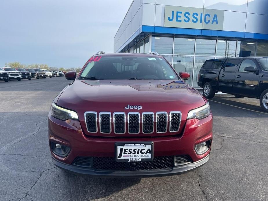 used 2021 Jeep Cherokee car, priced at $23,852