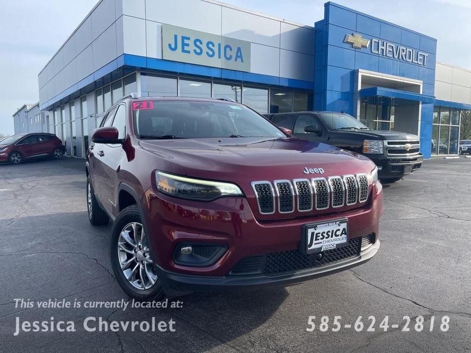 used 2021 Jeep Cherokee car, priced at $23,580