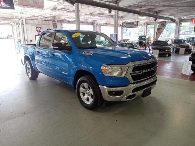 used 2021 Ram 1500 car, priced at $37,495