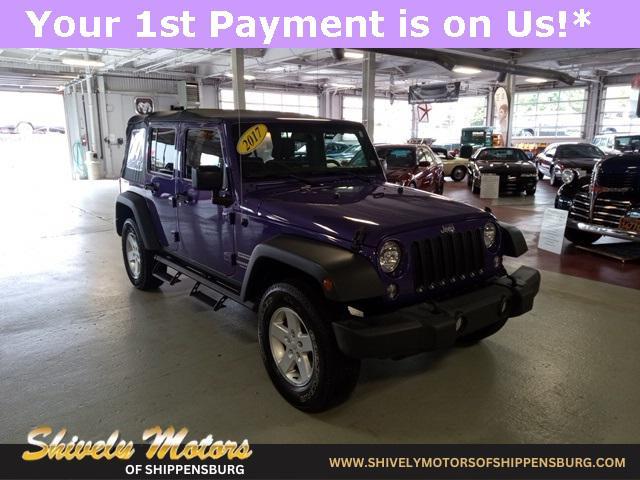 used 2017 Jeep Wrangler Unlimited car, priced at $20,995