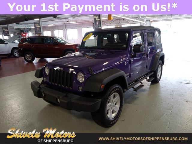 used 2017 Jeep Wrangler Unlimited car, priced at $20,995