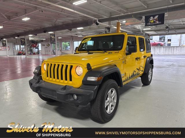 used 2021 Jeep Wrangler Unlimited car, priced at $31,389
