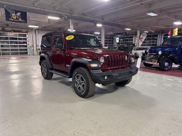 used 2021 Jeep Wrangler car, priced at $27,995