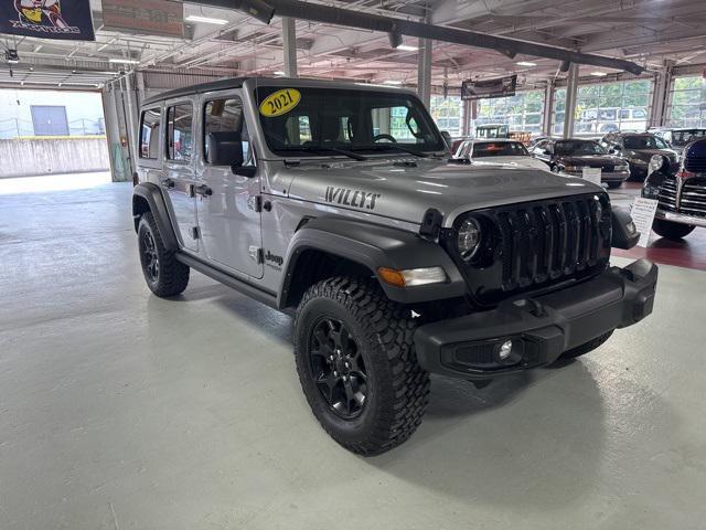 used 2021 Jeep Wrangler car, priced at $34,572