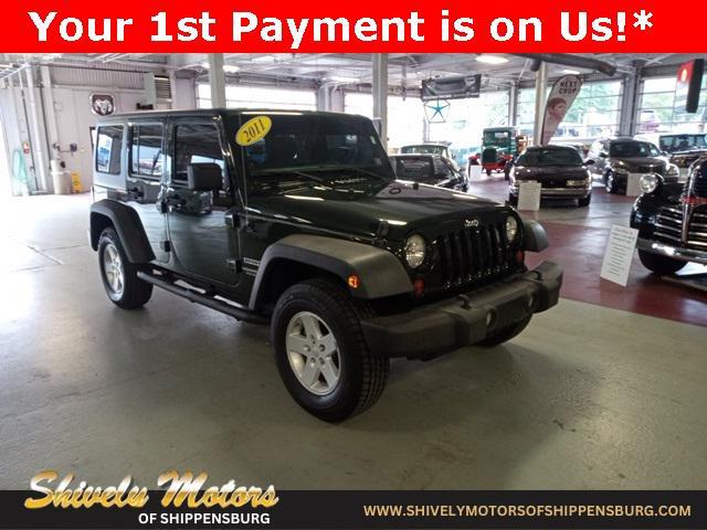 used 2011 Jeep Wrangler Unlimited car, priced at $11,495