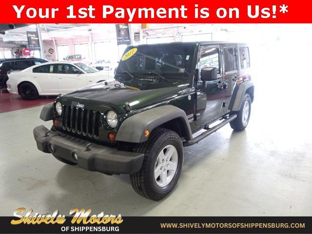 used 2011 Jeep Wrangler Unlimited car, priced at $11,495