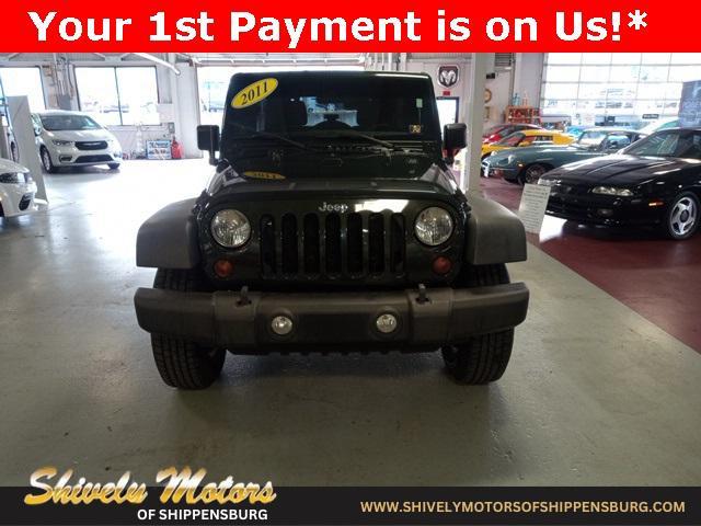 used 2011 Jeep Wrangler Unlimited car, priced at $11,495