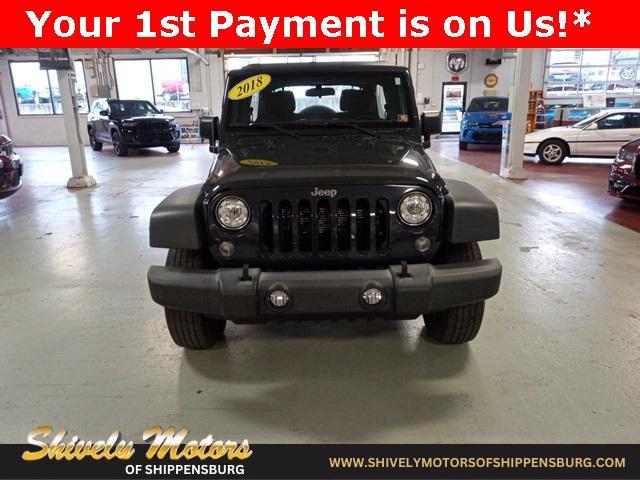 used 2018 Jeep Wrangler JK Unlimited car, priced at $19,995