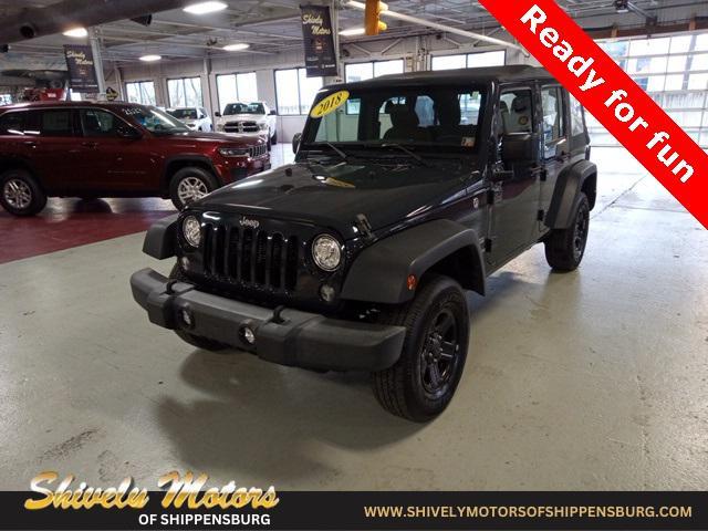 used 2018 Jeep Wrangler JK Unlimited car, priced at $22,995