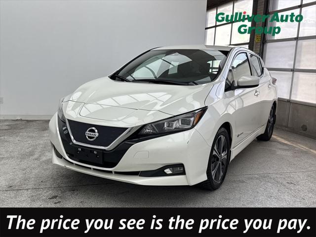 used 2019 Nissan Leaf car, priced at $11,988