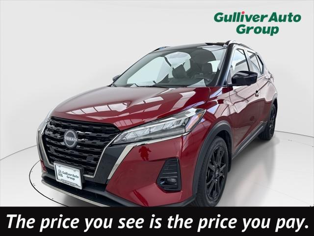 used 2023 Nissan Kicks car, priced at $18,400
