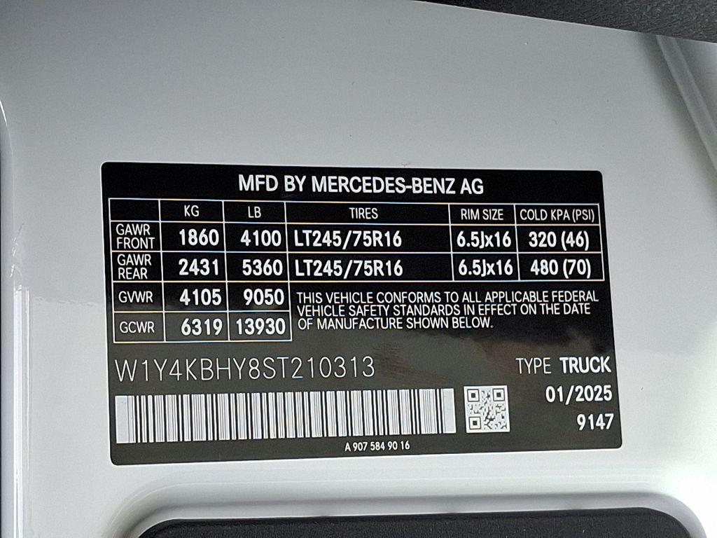 new 2025 Mercedes-Benz Sprinter 2500 car, priced at $62,280