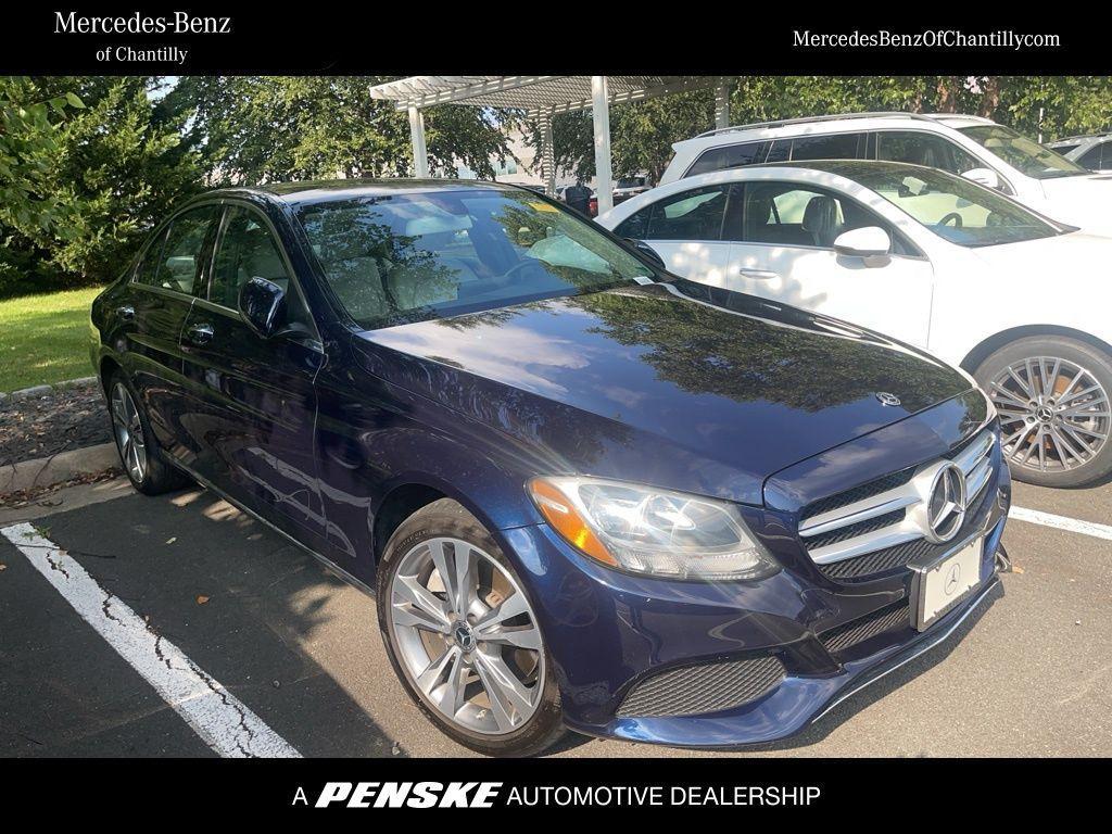 used 2018 Mercedes-Benz C-Class car, priced at $18,500