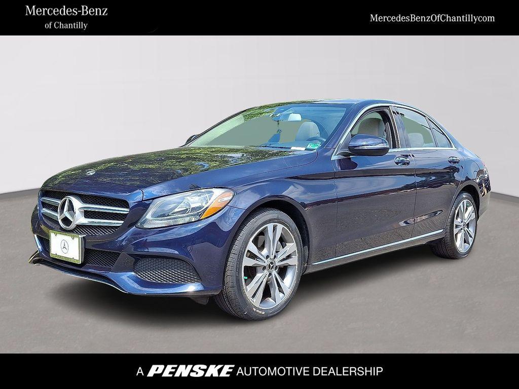 used 2018 Mercedes-Benz C-Class car, priced at $18,500