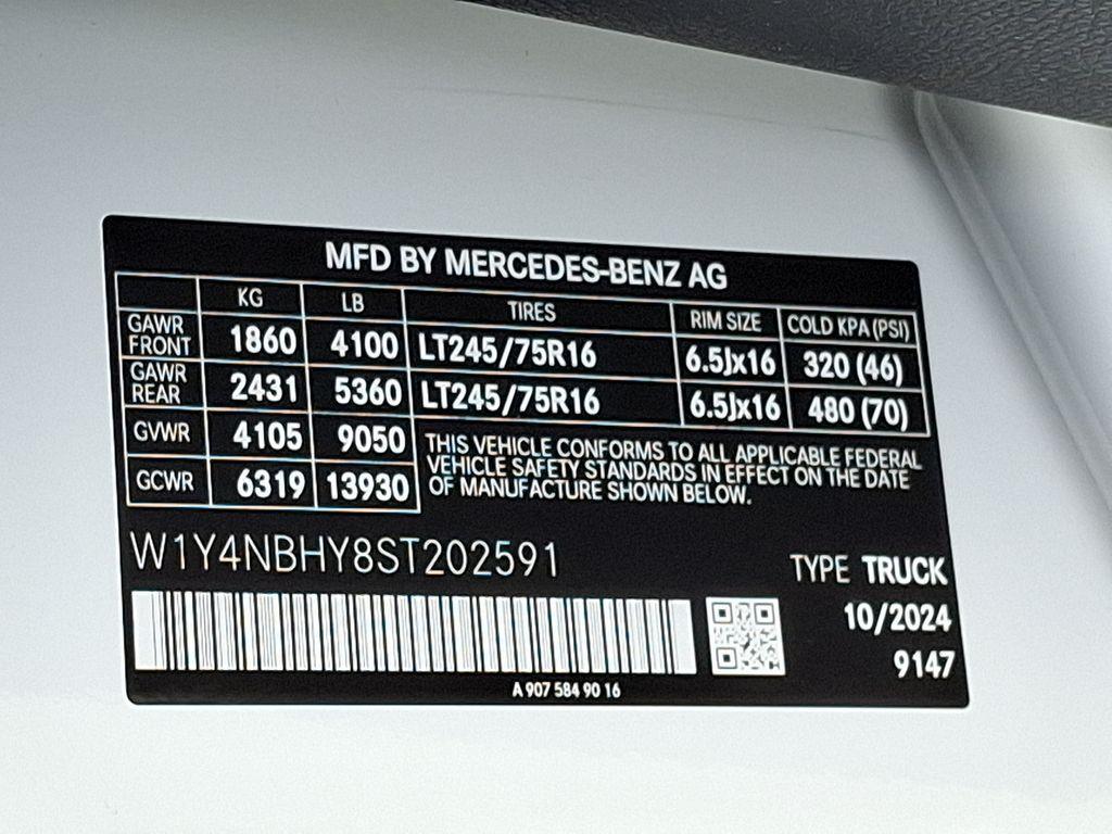 new 2025 Mercedes-Benz Sprinter 2500 car, priced at $66,757