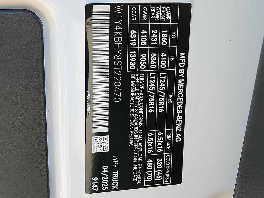 new 2025 Mercedes-Benz Sprinter 2500 car, priced at $61,570