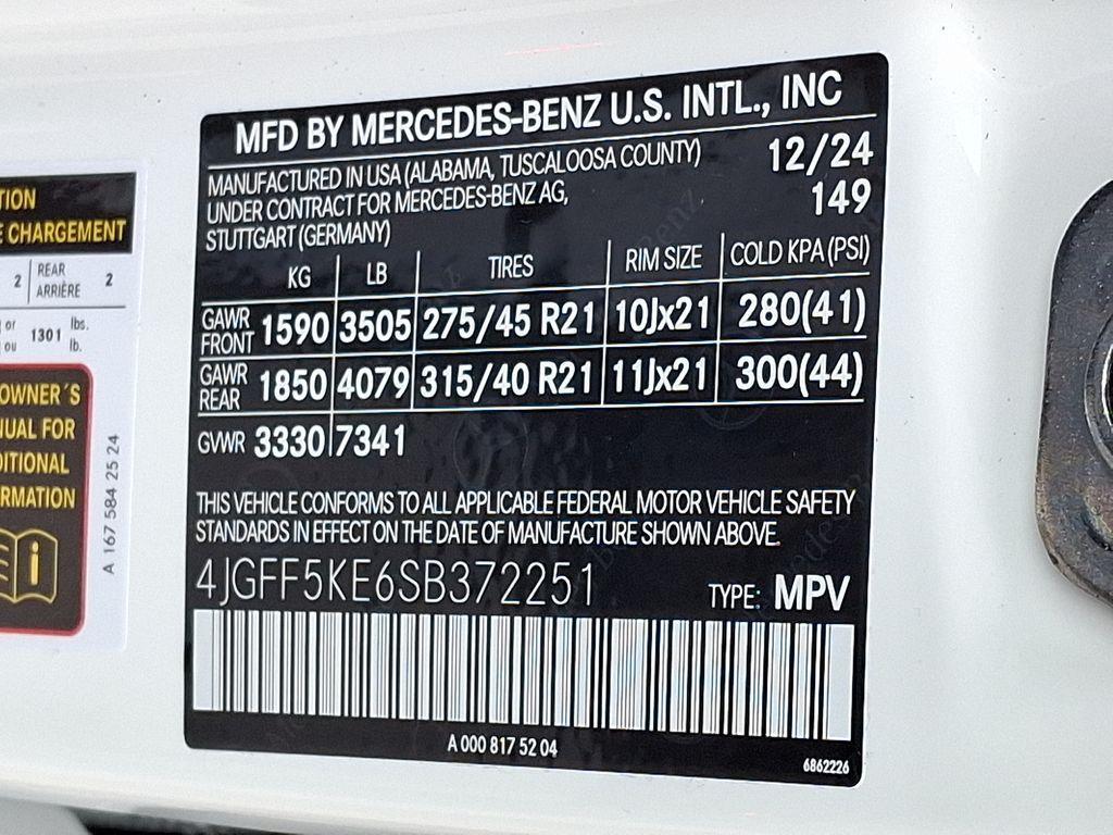 new 2025 Mercedes-Benz GLS 450 car, priced at $91,775