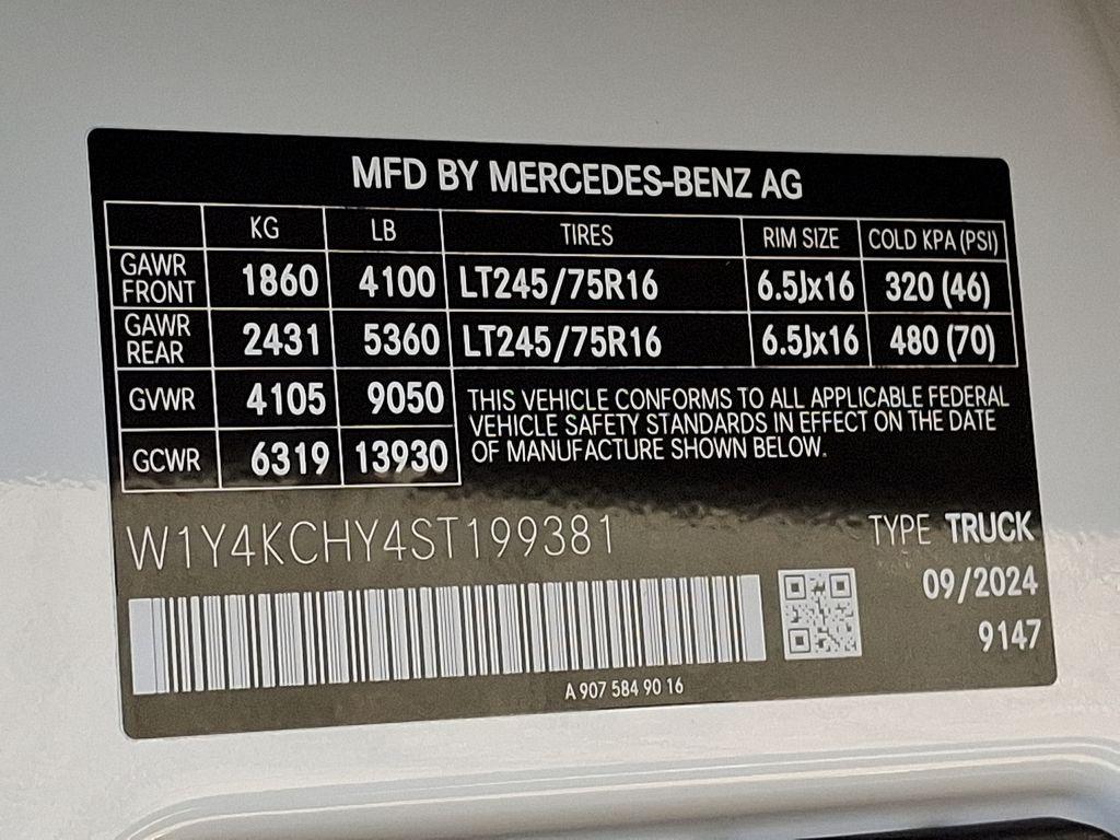 new 2025 Mercedes-Benz Sprinter 2500 car, priced at $64,800