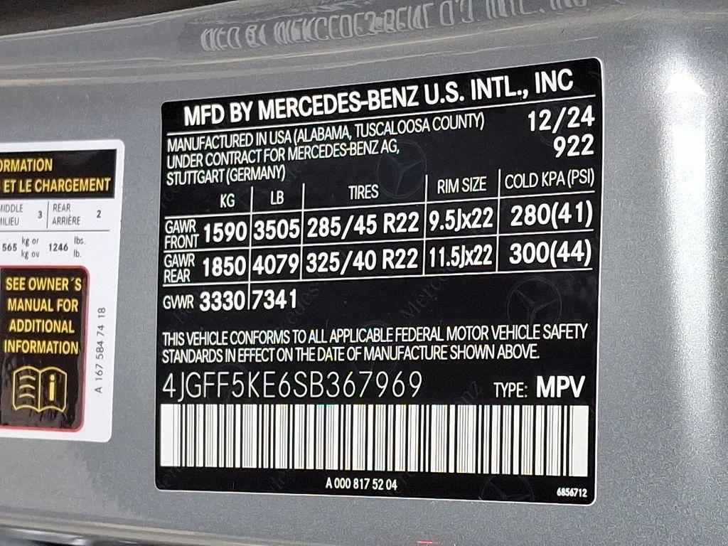 new 2025 Mercedes-Benz GLS 450 car, priced at $100,685