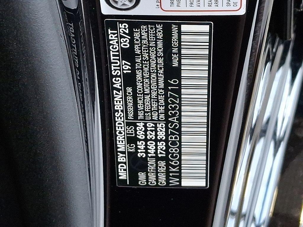 new 2025 Mercedes-Benz AMG S 63 E car, priced at $191,750