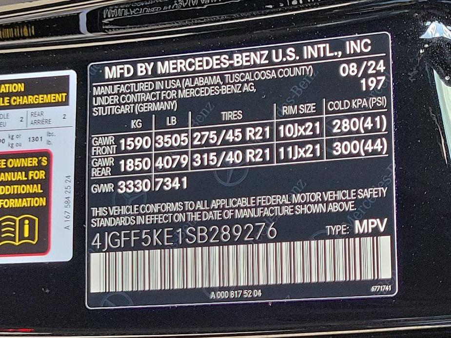 new 2025 Mercedes-Benz GLS 450 car, priced at $88,196