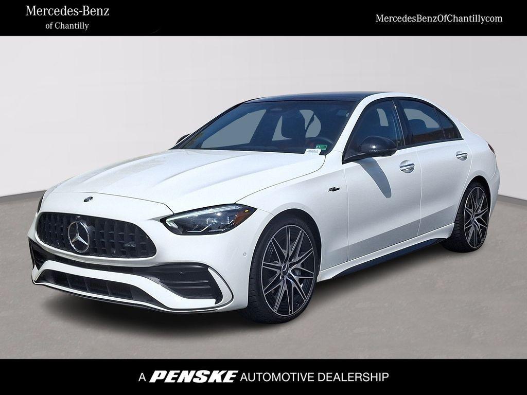 used 2024 Mercedes-Benz AMG C 43 car, priced at $59,400