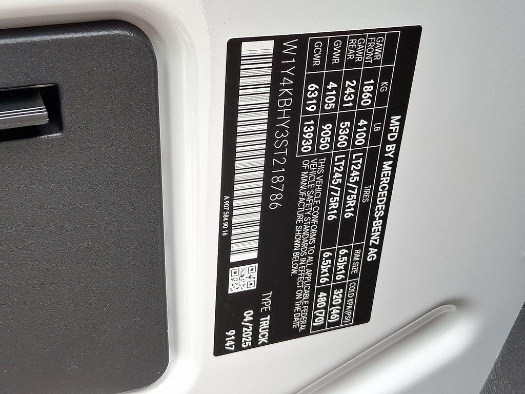 new 2025 Mercedes-Benz Sprinter 2500 car, priced at $61,640