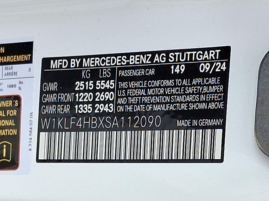 used 2025 Mercedes-Benz E-Class car, priced at $57,000