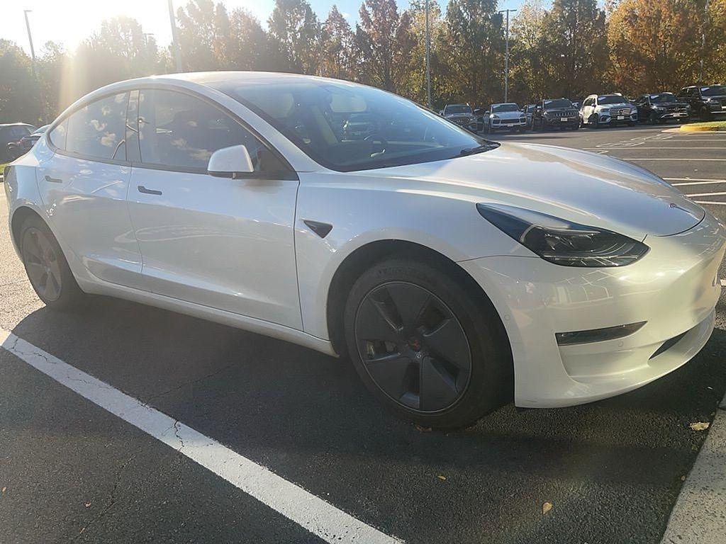 used 2022 Tesla Model 3 car, priced at $27,000