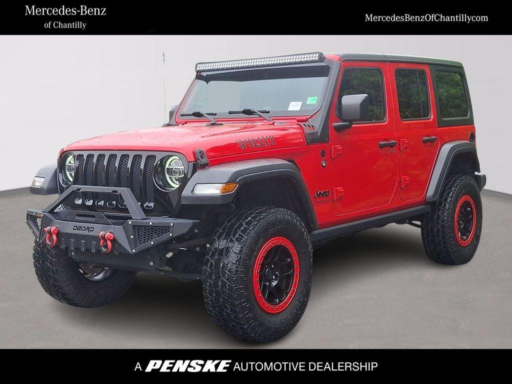 used 2020 Jeep Wrangler Unlimited car, priced at $30,500