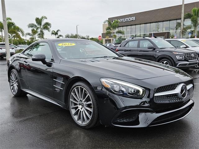 used 2020 Mercedes-Benz SL 550 car, priced at $73,590