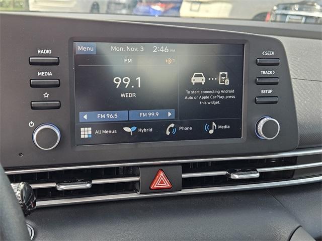 used 2025 Hyundai ELANTRA HEV car, priced at $22,999