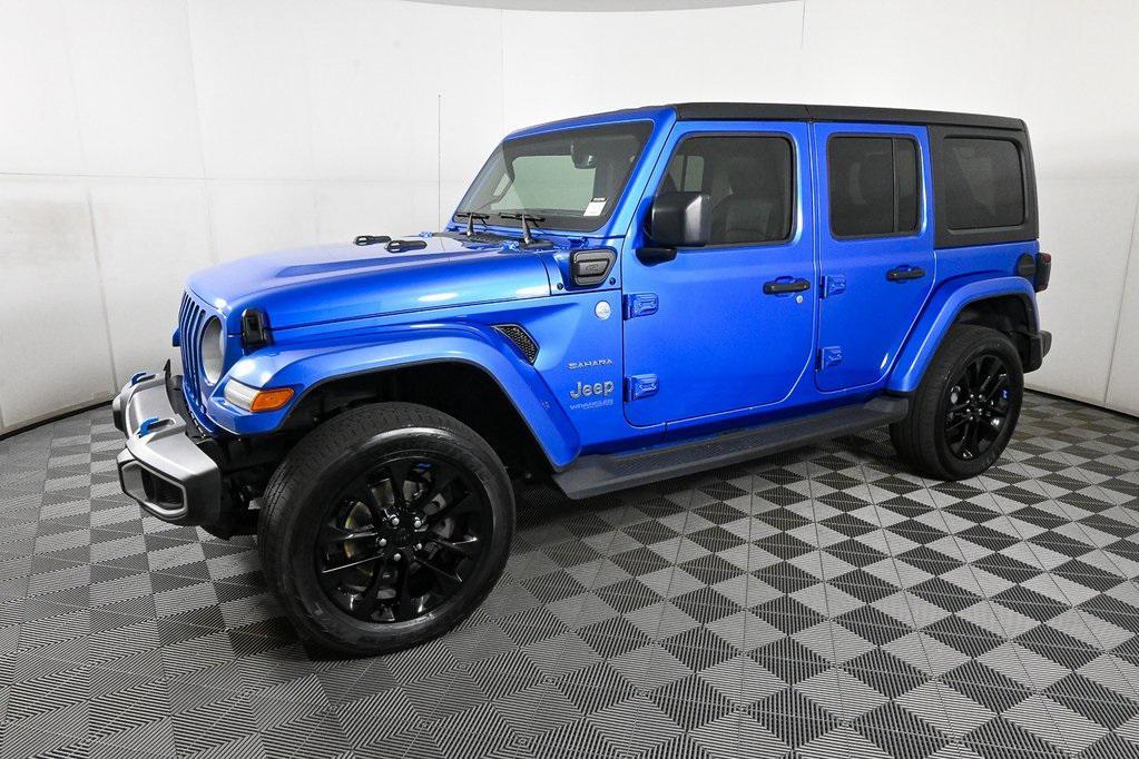 used 2022 Jeep Wrangler Unlimited 4xe car, priced at $37,436