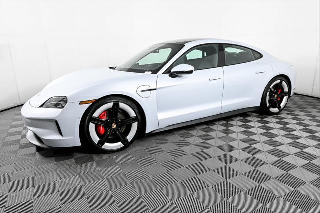 new 2025 Porsche Taycan car, priced at $144,365