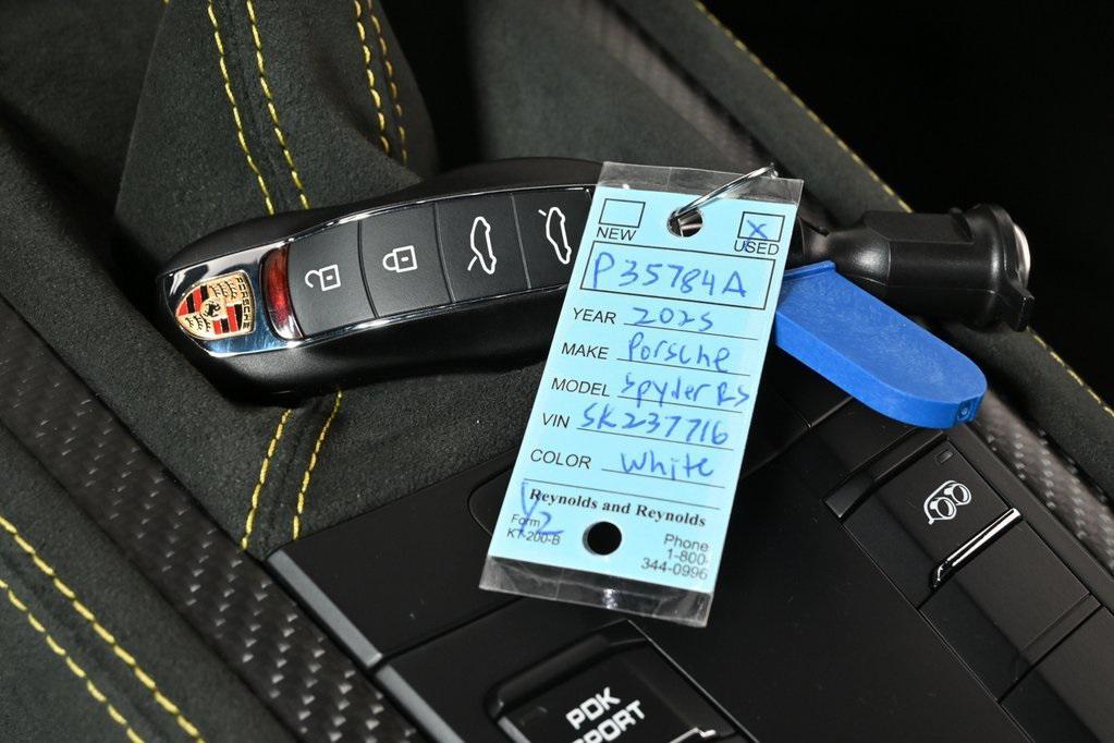 used 2025 Porsche 718 Spyder car, priced at $228,494