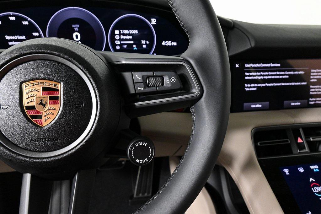 new 2025 Porsche Taycan car, priced at $132,775