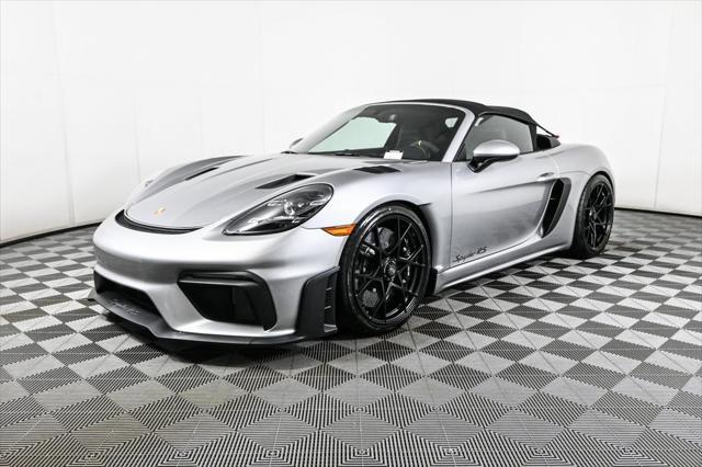 new 2025 Porsche 718 Spyder car, priced at $195,275