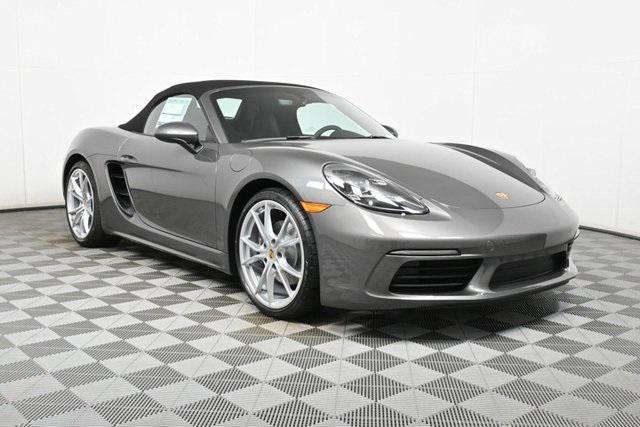 new 2025 Porsche 718 Boxster car, priced at $91,875
