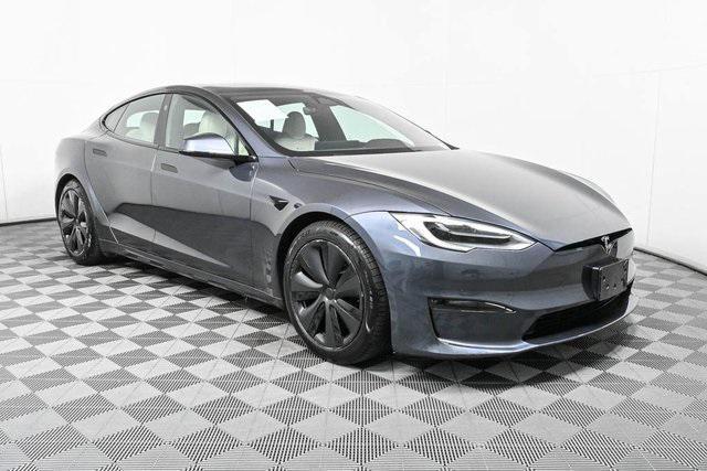 used 2021 Tesla Model S car, priced at $49,757