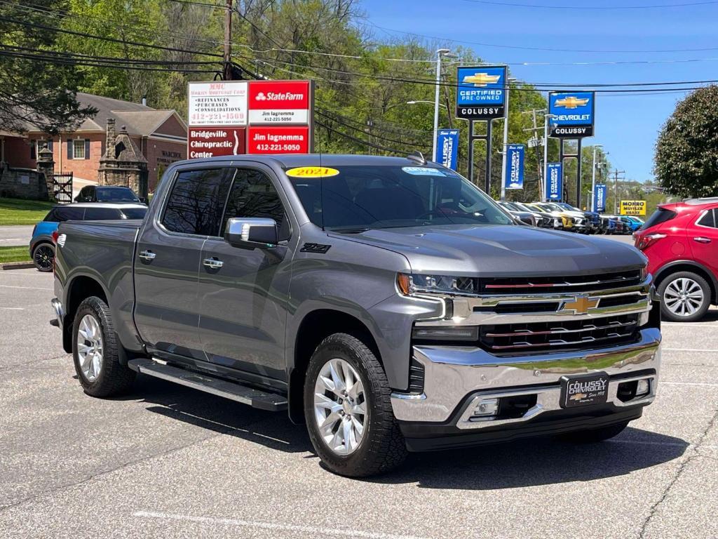 used 2021 Chevrolet Silverado 1500 car, priced at $42,400
