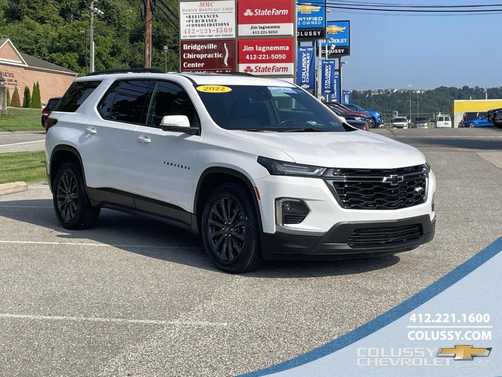 used 2022 Chevrolet Traverse car, priced at $36,900